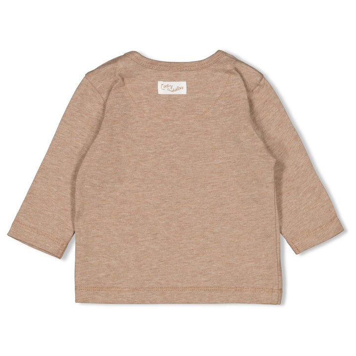 Longsleeve Bruin melange - Sleepy Sheepy
