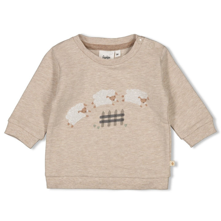Sweater Taupe melange - Sleepy Sheepy