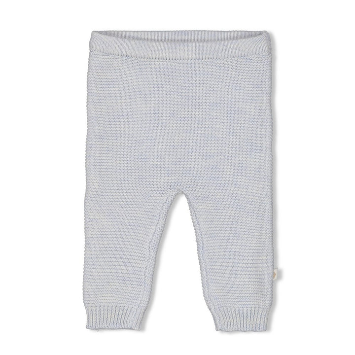 Hose gestrickt Blau melange - The Knits