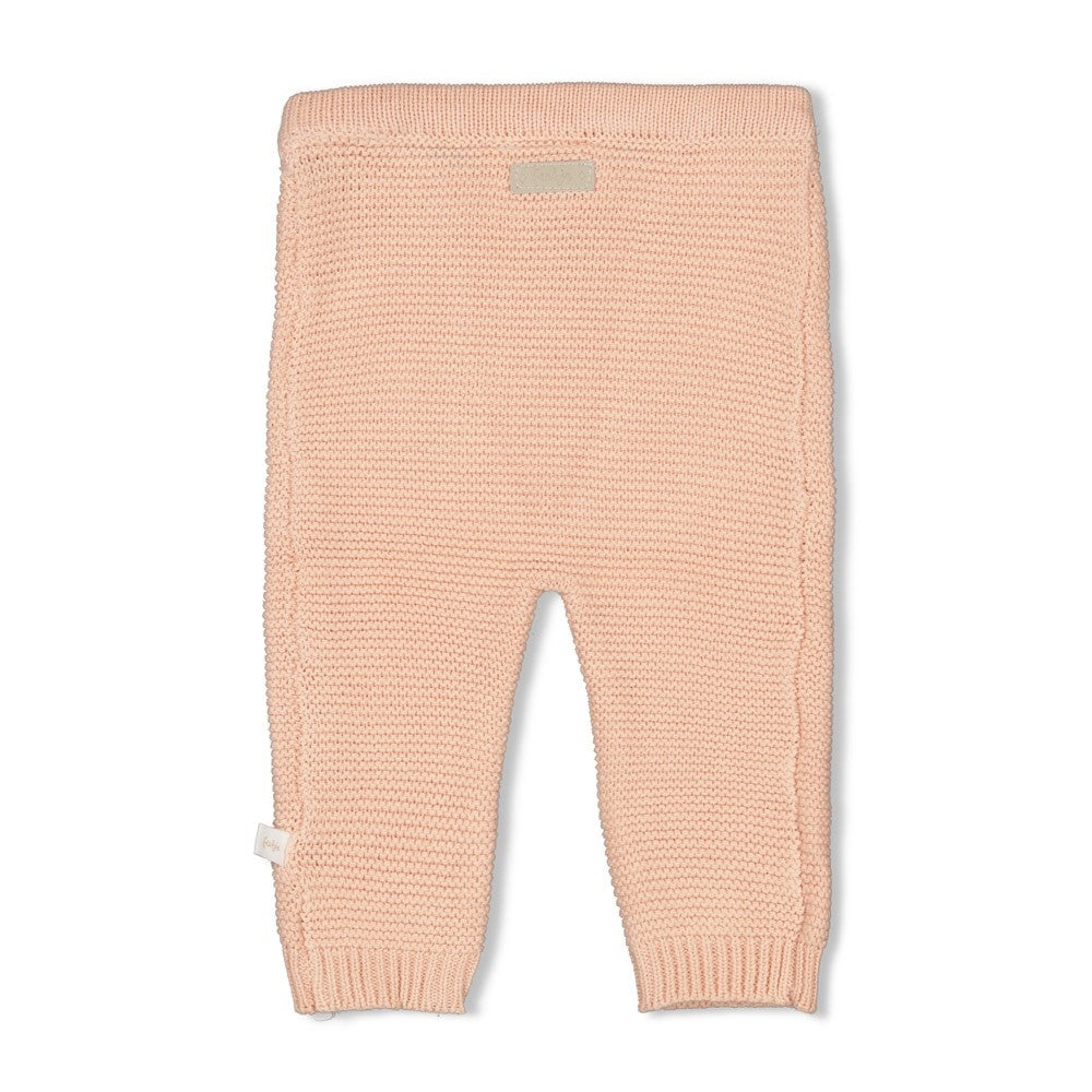 Broek gebreid Roze - The Knits