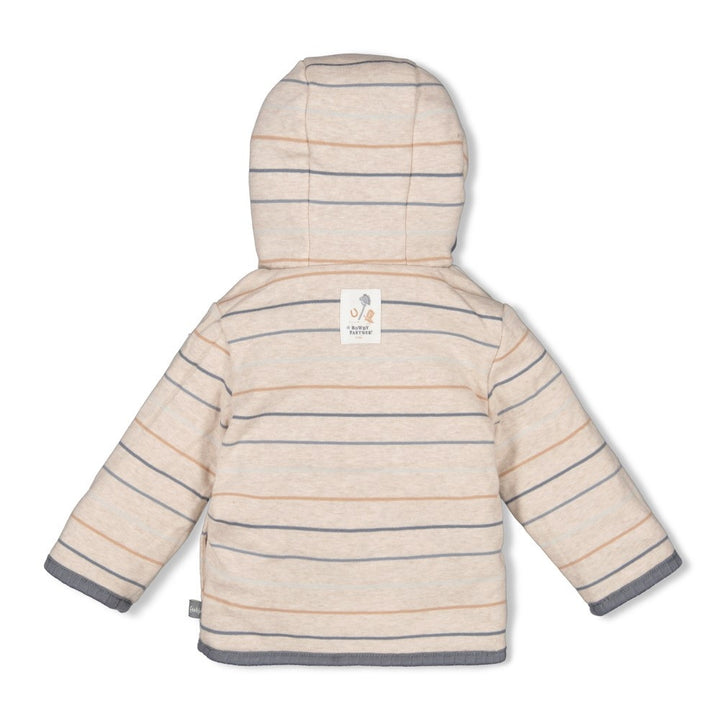 Bouclé omkeerbaar jasje met capuchon Blauw - Howdy