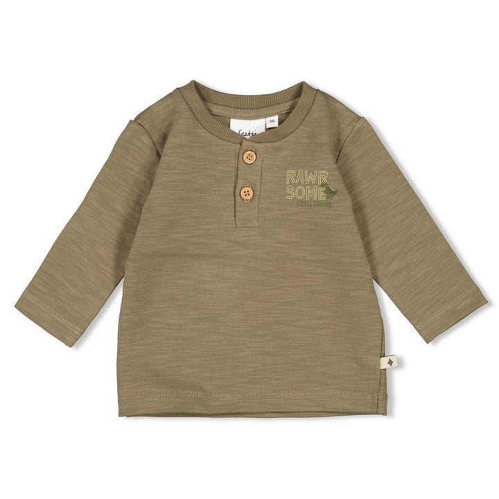 Longsleeve Olijf - Rawrsome