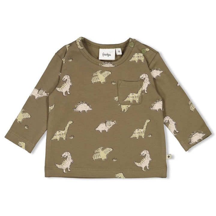 Longsleeve Olijf - Rawrsome