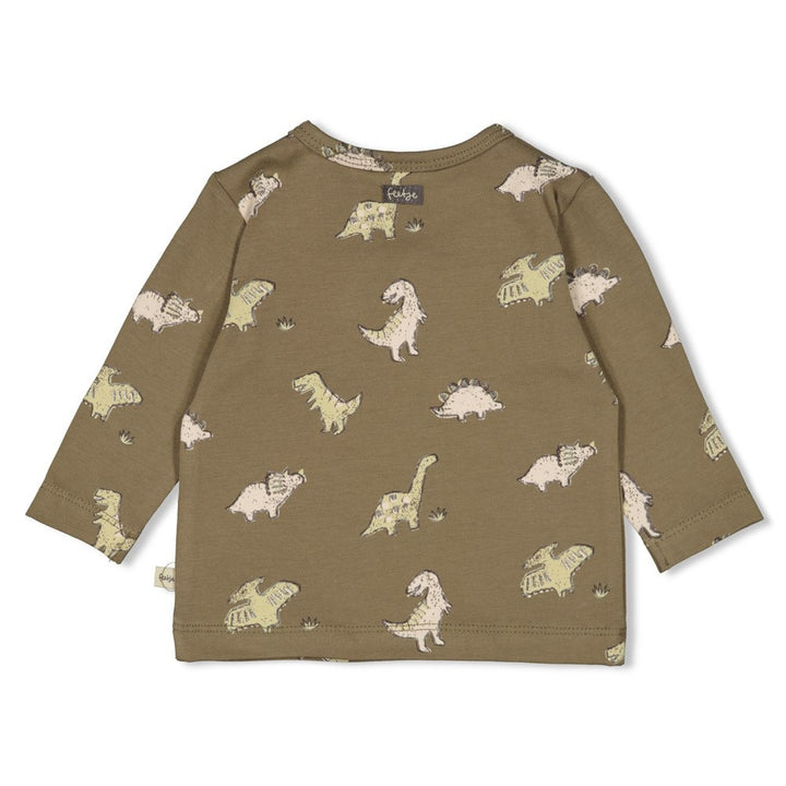 Longsleeve Olijf - Rawrsome