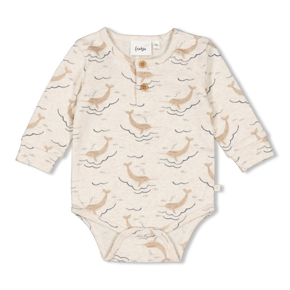 Romper Offwhite melange - Narwal