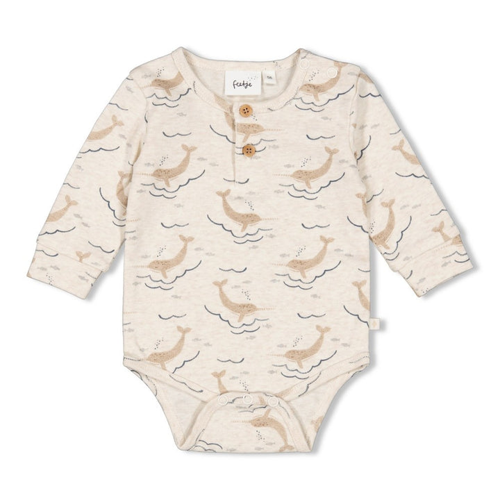 Romper Offwhite melange - Narwal