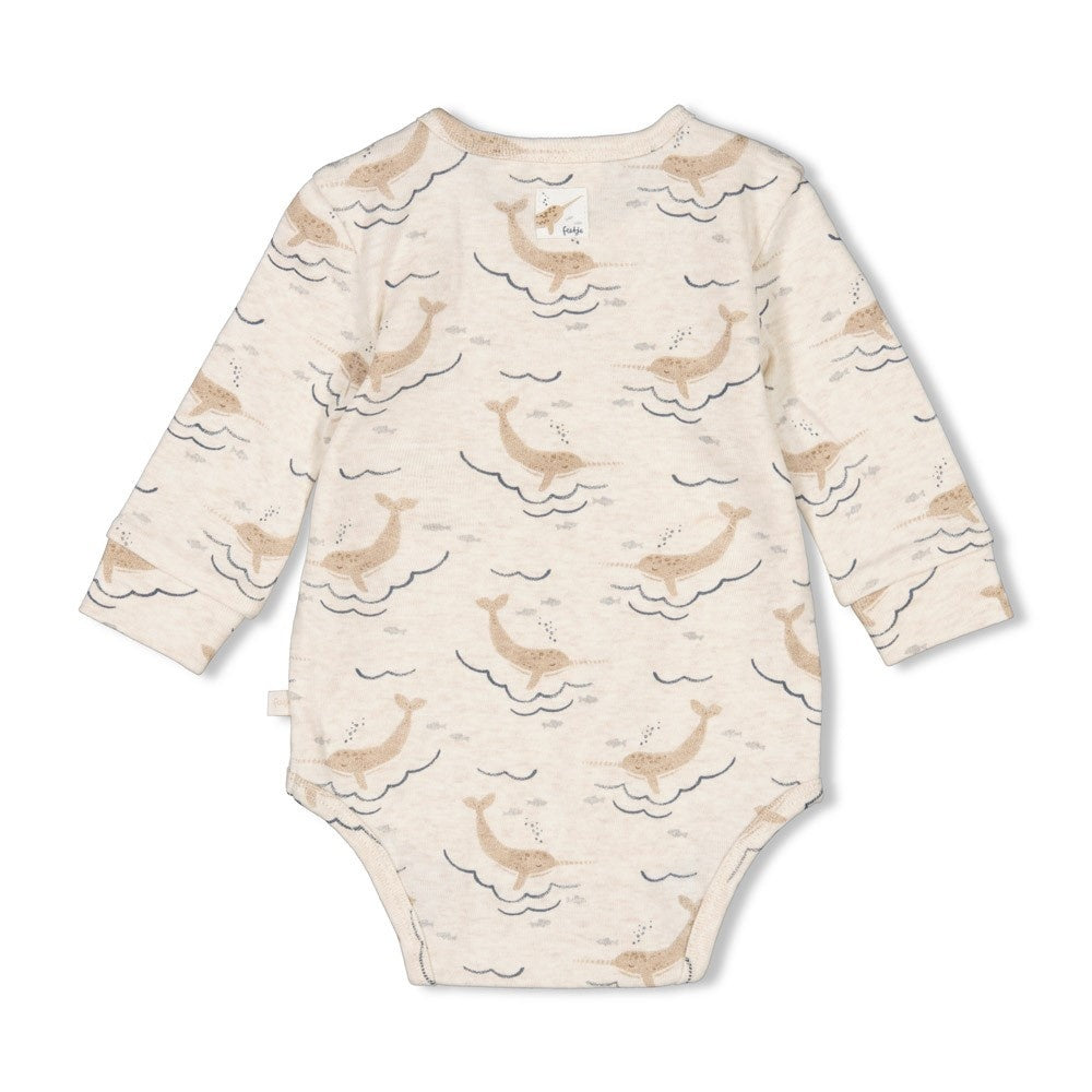 Romper Offwhite melange - Narwal