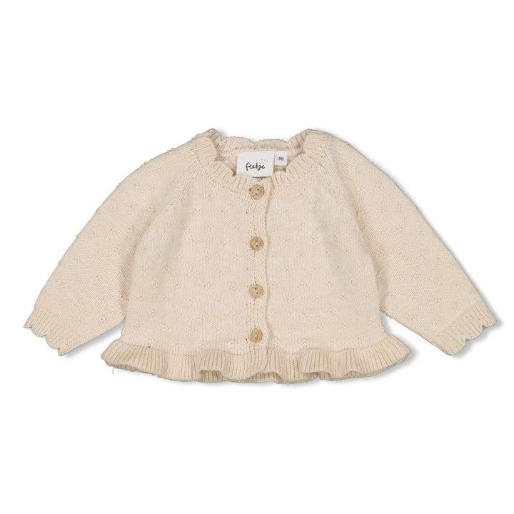 Vestje gebreid Offwhite melange - Dancing In The Moonlight