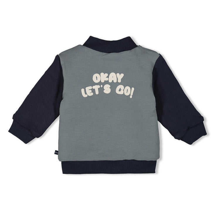 Omkeerbaar vestje Petrol - Let's Go!