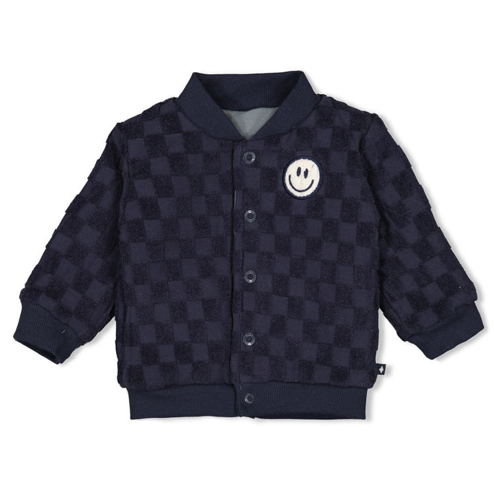 Omkeerbaar vestje Petrol - Let's Go!