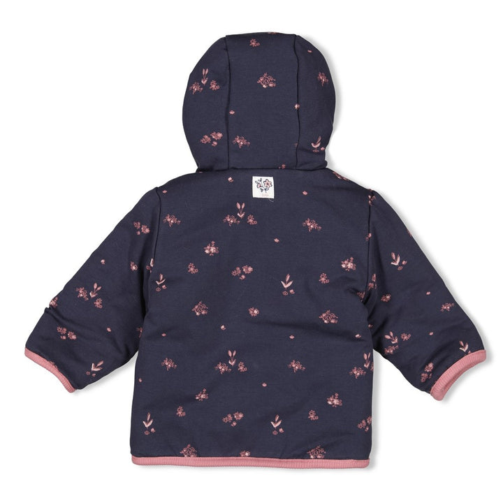 Wendejacke aus Kunstpelz mit Kapuze Rosa - Swanlake