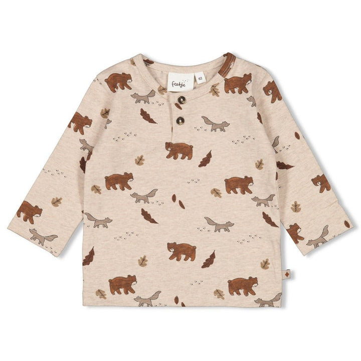 Longsleeve Taupe melange - Wild World