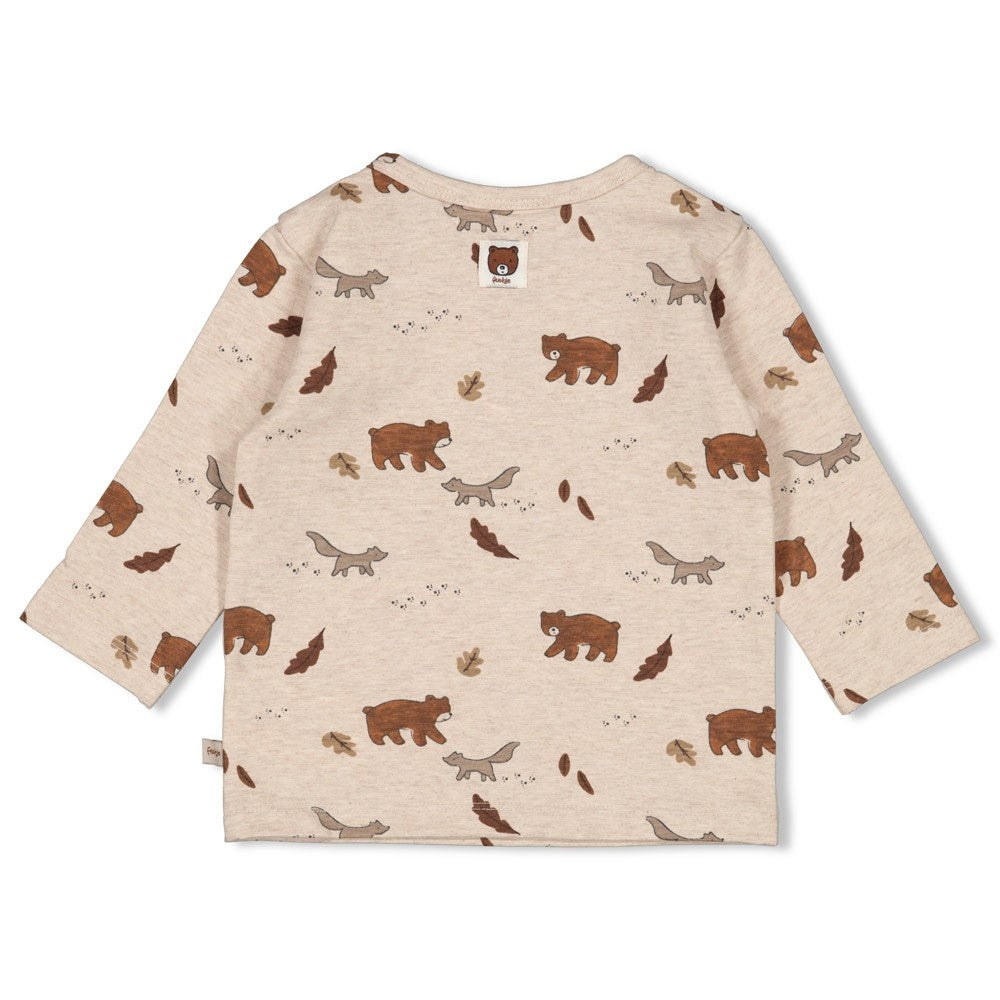Longsleeve Taupe melange - Wild World