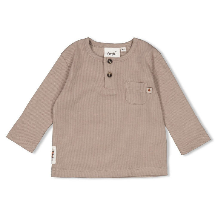 Longsleeve rib Grijs - Wild World