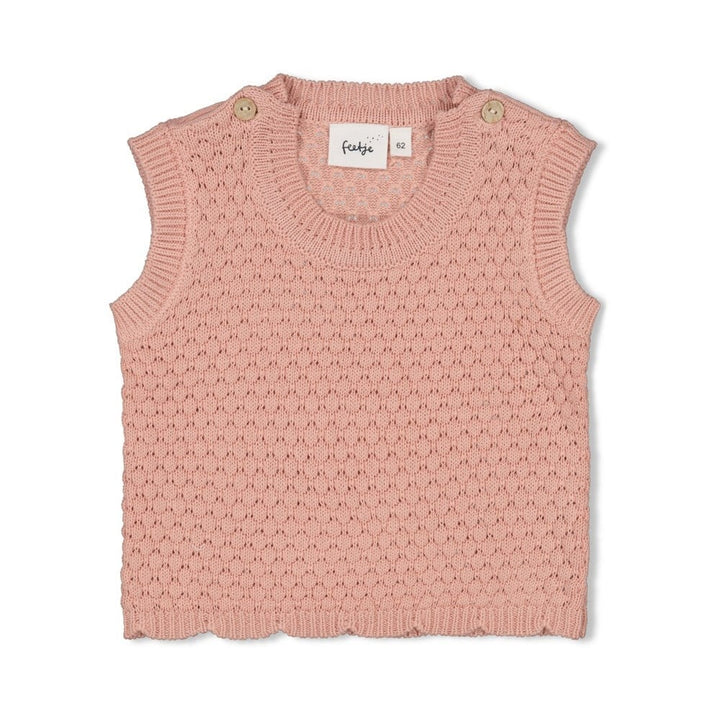 Spencer gebreid Roze - Woodland Bloom