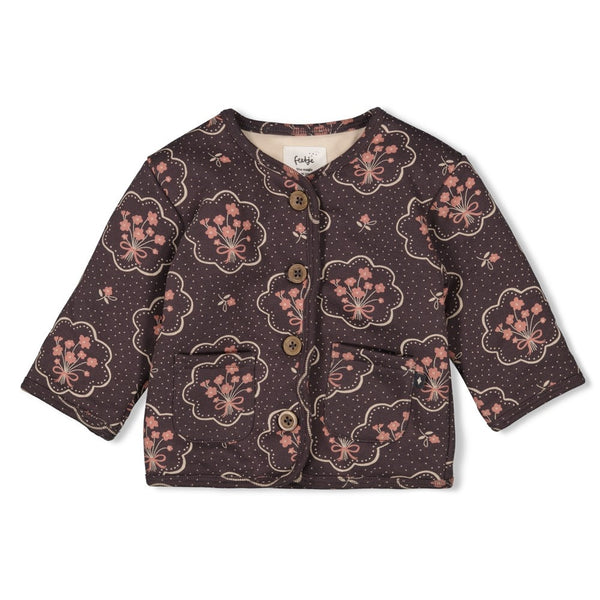 Jacke Anthrazit - Woodland Bloom