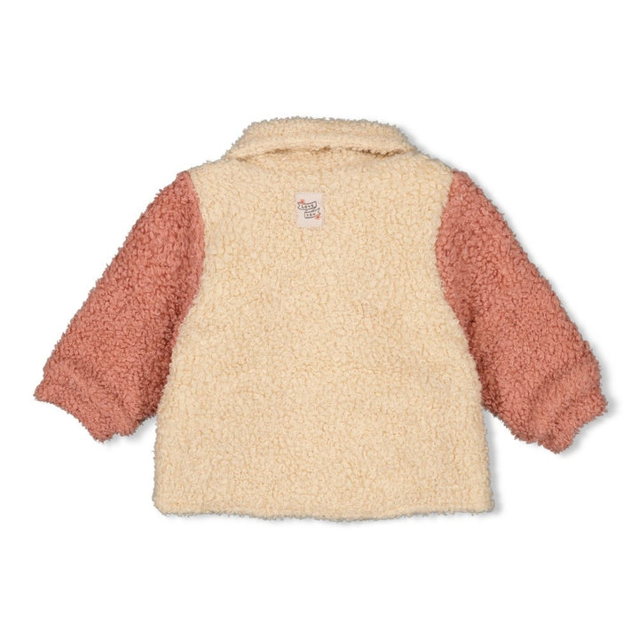 Bouclé jasje Offwhite - Woodland Bloom
