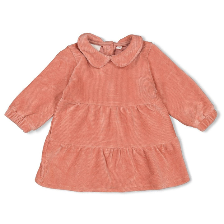 Jurk velours rib Mauve - Woodland Bloom