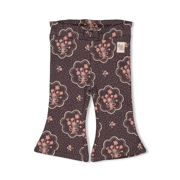 Flare Hose Anthrazit - Woodland Bloom