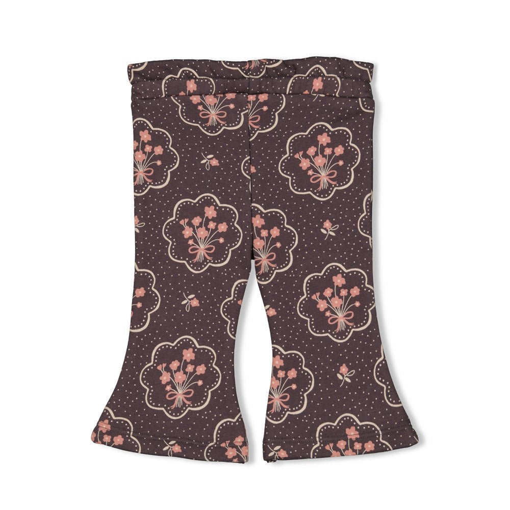 Flare Hose Anthrazit - Woodland Bloom