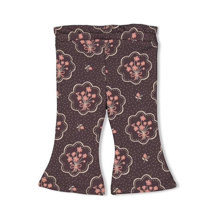 Flare Hose Anthrazit - Woodland Bloom