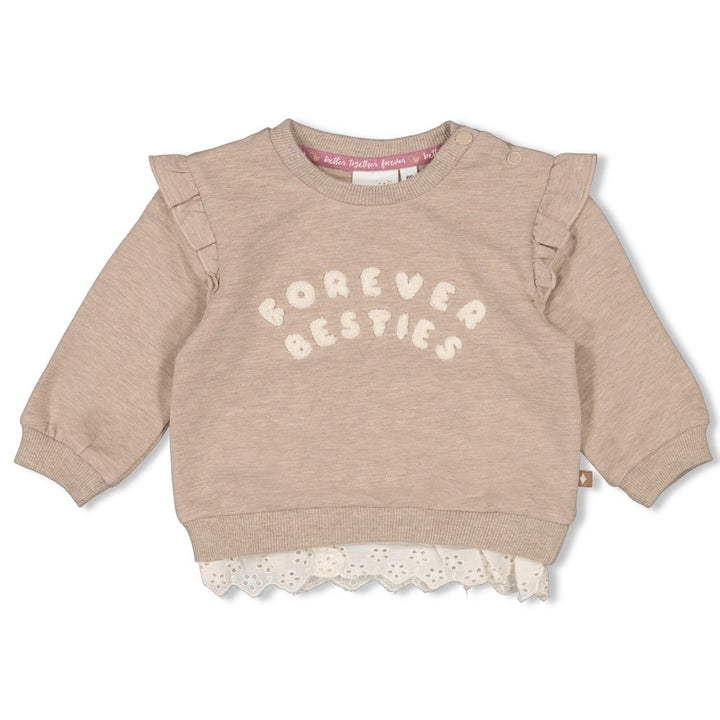 Sweater Taupe melange - Better Together