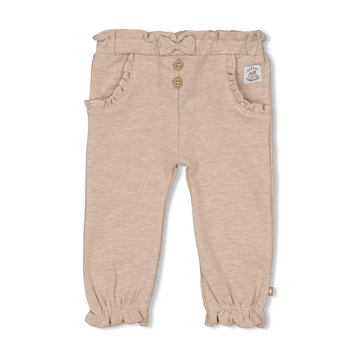 Broek ruches Taupe melange - Better Together
