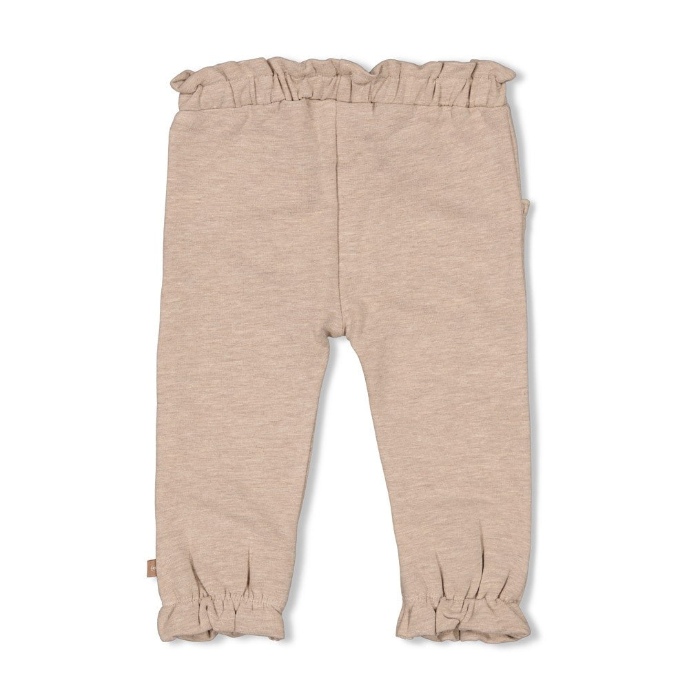 Broek ruches Taupe melange - Better Together
