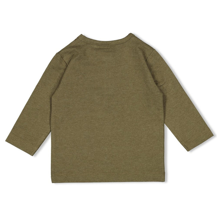 Longsleeve Army melange - Mountain