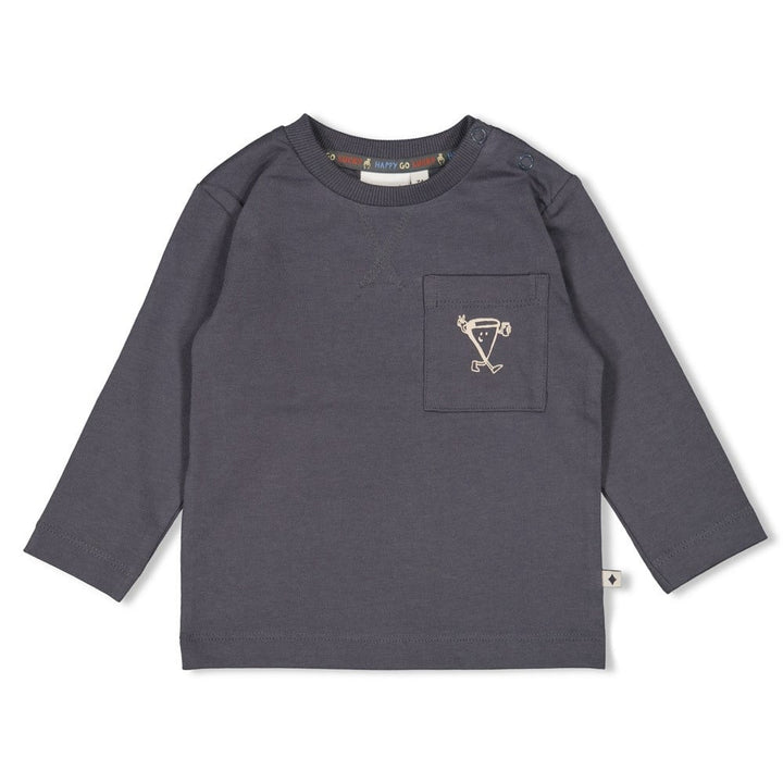 Longsleeve Antraciet - Couch Club