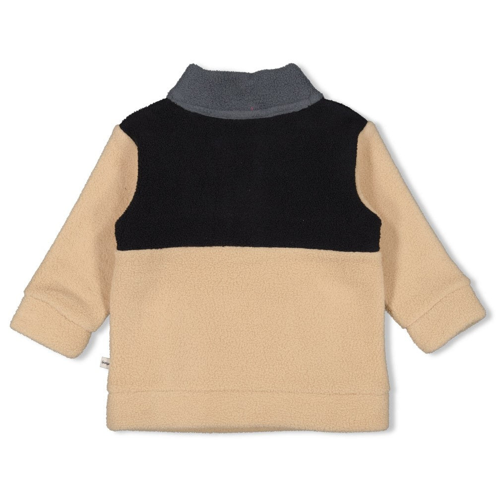 Sweater fleece Zwart - Couch Club