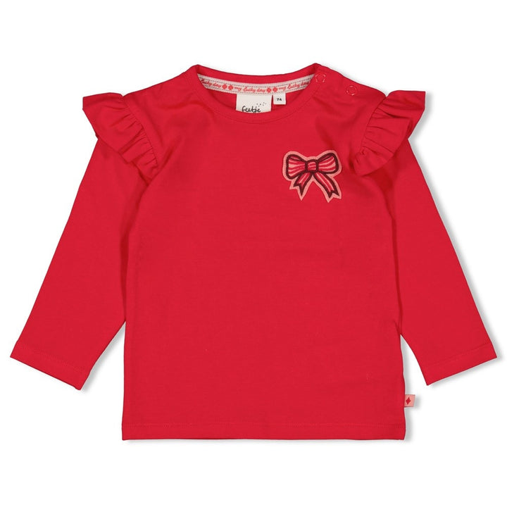 Longsleeve Rood - Queen of Hearts