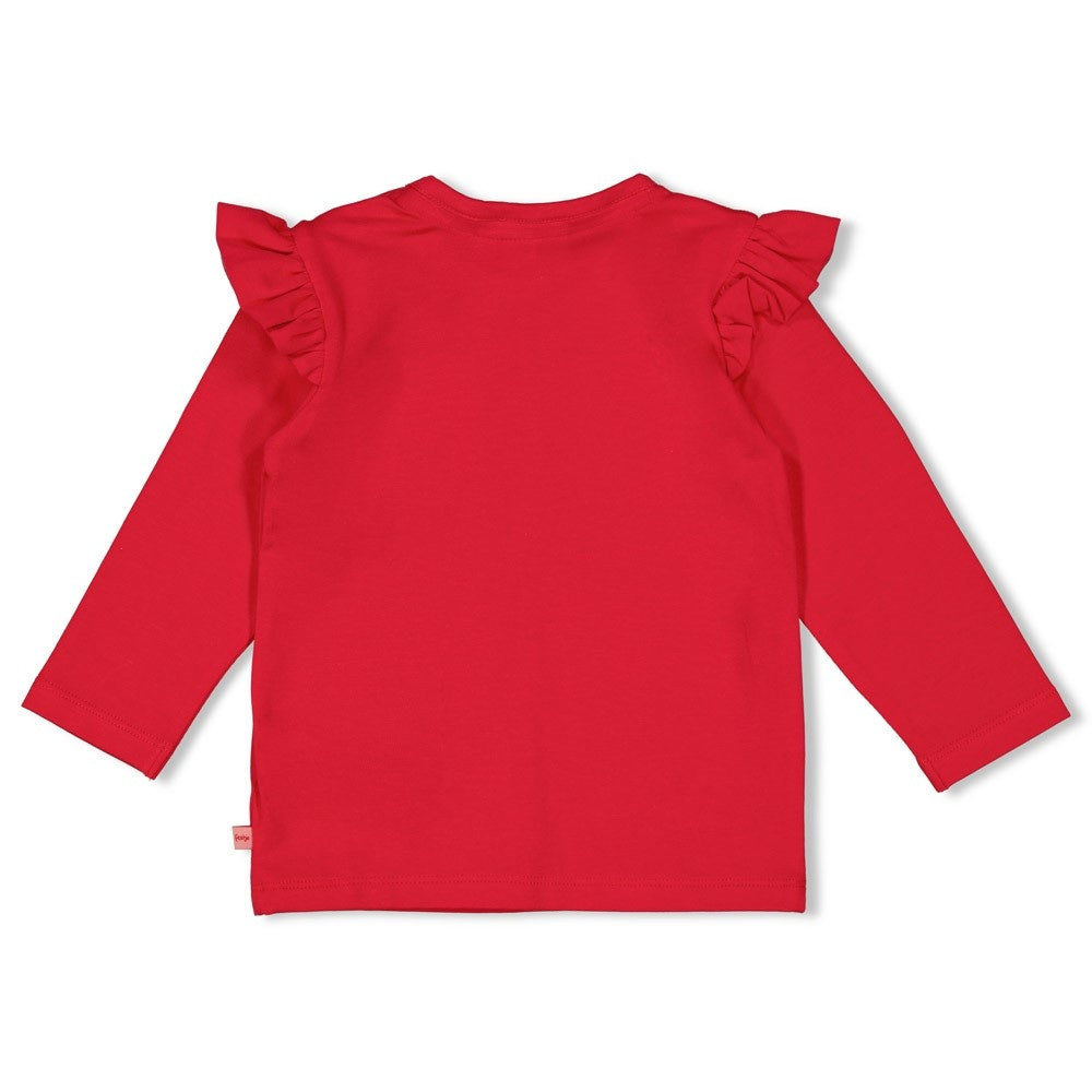 Longsleeve Rood - Queen of Hearts