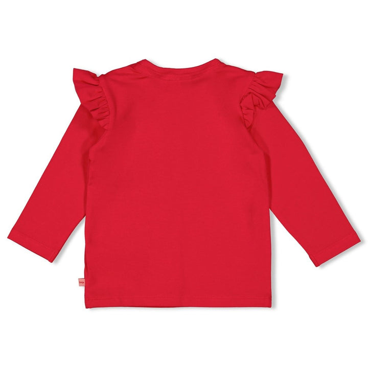 Longsleeve Rood - Queen of Hearts