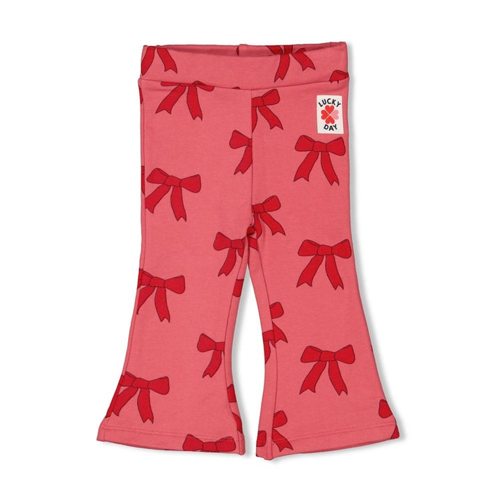 Flare broek Roze - Queen of Hearts