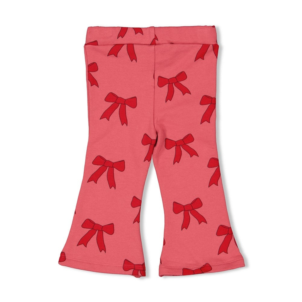 Flare broek Roze - Queen of Hearts