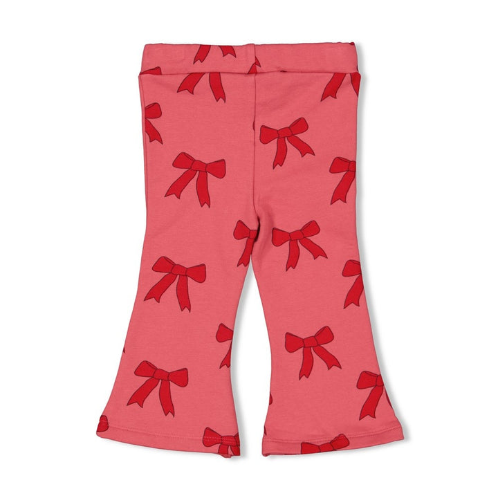Flare broek Roze - Queen of Hearts