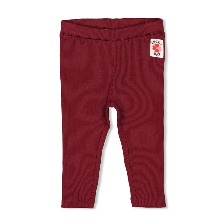 Legging rib Bordeaux - Queen of Hearts