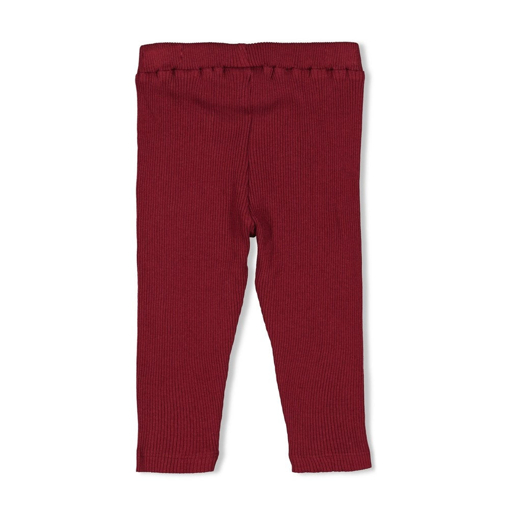 Legging rib Bordeaux - Queen of Hearts
