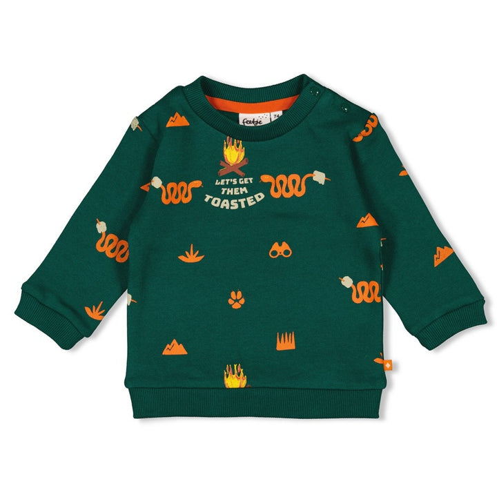 Sweater Groen - Chasing Trails