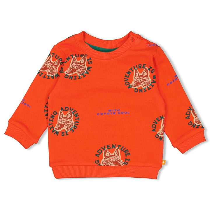 Sweater Oranje - Chasing Trails