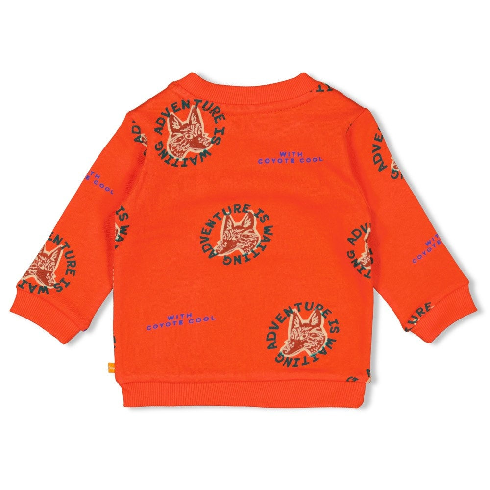 Sweater Oranje - Chasing Trails