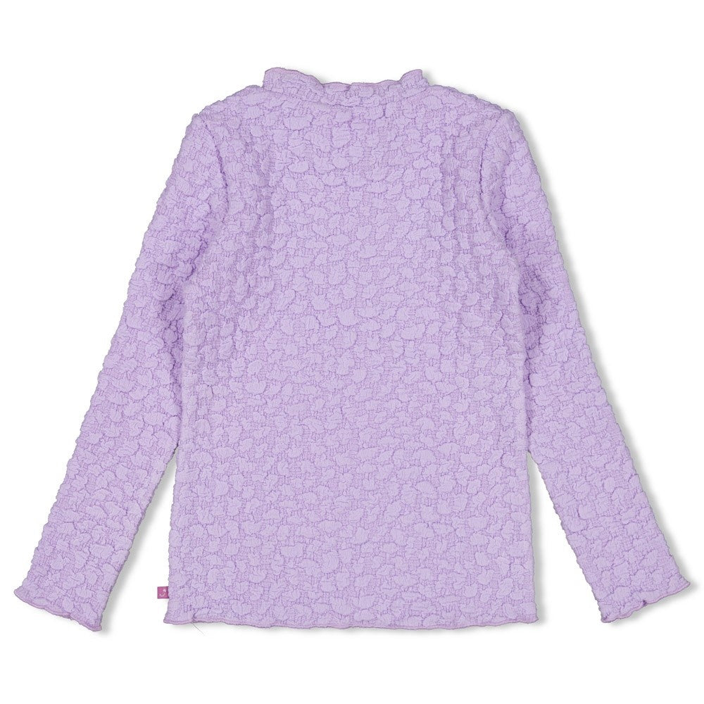 Longsleeve crinkle l.Lila - Wild Soul