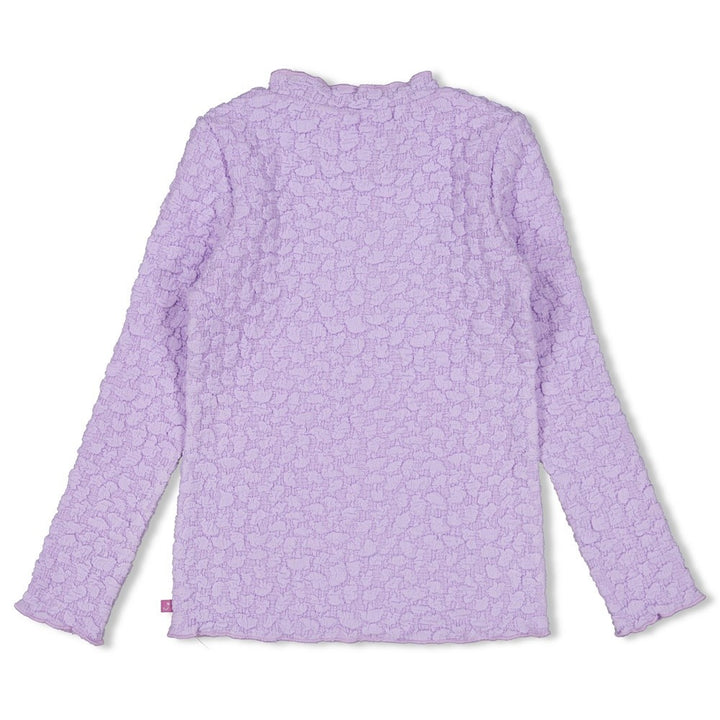Longsleeve crinkle l.Lila - Wild Soul