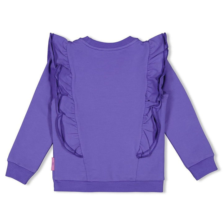 Sweater ruches Lavendel - Wild Soul