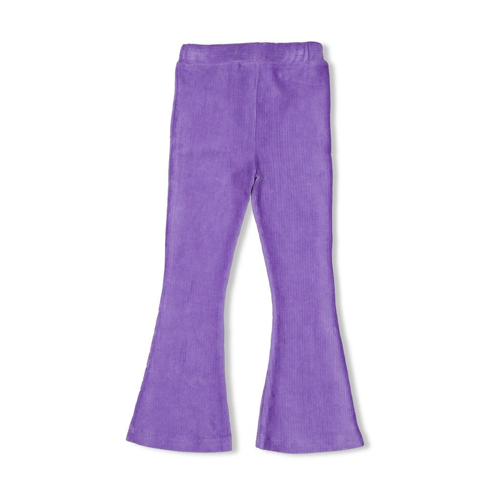 Flared broek velours rib Lavendel - Wild Soul