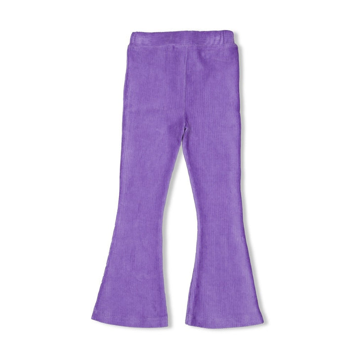 Flared broek velours rib Lavendel - Wild Soul