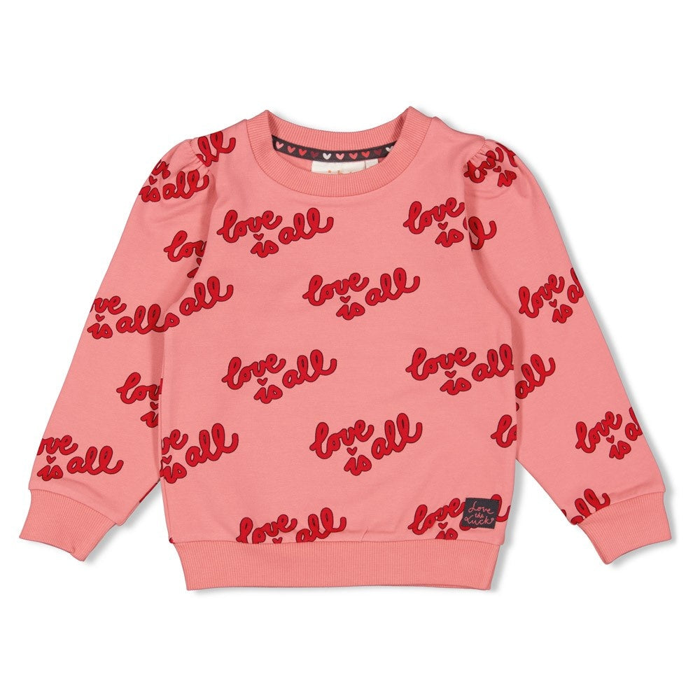 Sweater l.Roze - Queen Of Hearts
