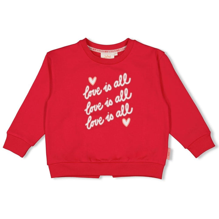 Sweater Rood - Queen Of Hearts