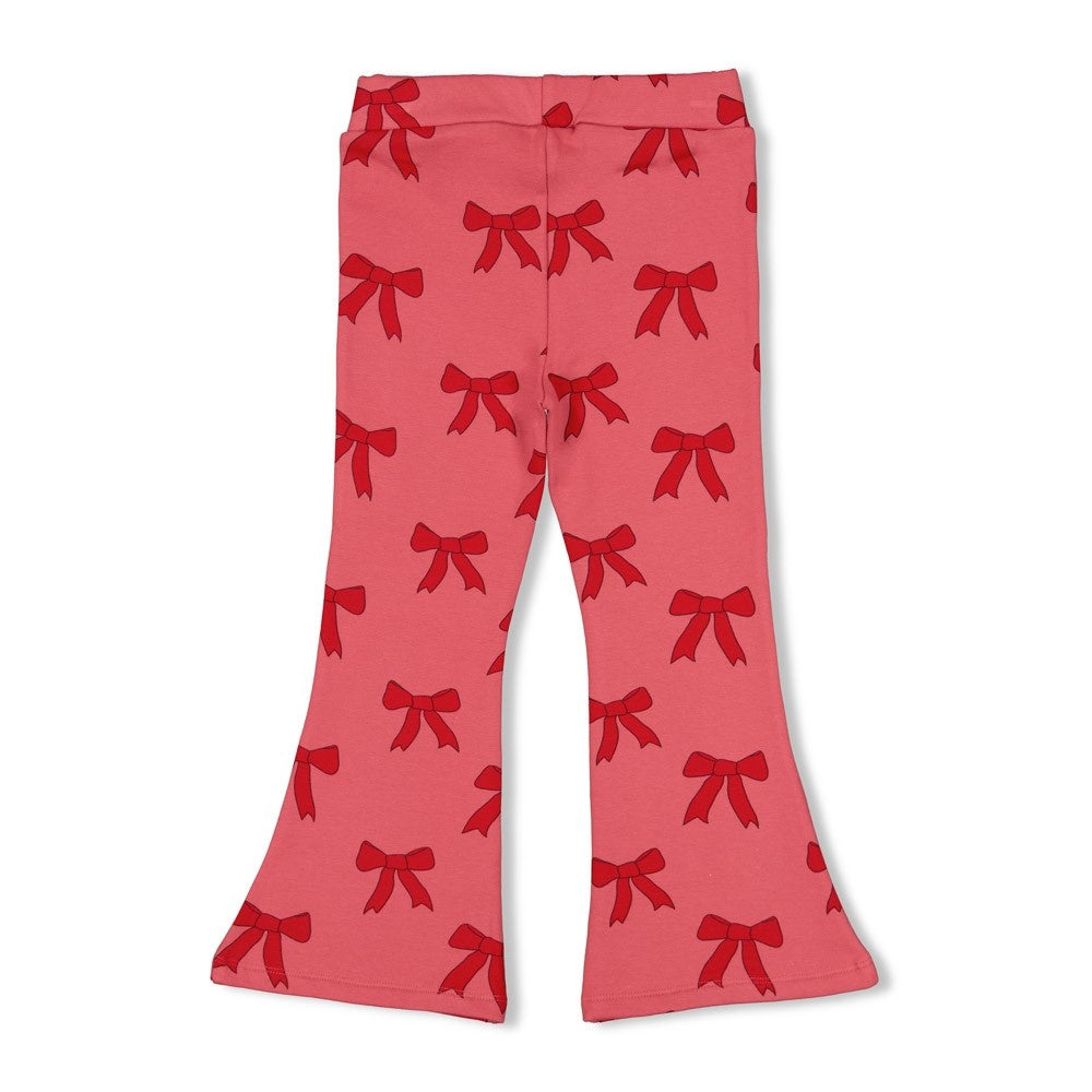 Flared broek Roze - Queen Of Hearts